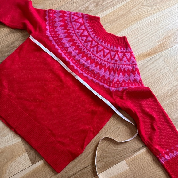 Talbots fair isle crewneck sweater - Picture 2 of 9